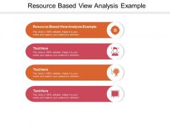 Resource based view analysis example ppt powerpoint presentation ideas visual aids cpb