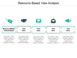 Resource based view analysis ppt powerpoint presentation outline graphics template cpb