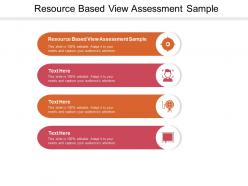 Resource based view assessment sample ppt powerpoint presentation pictures example file cpb
