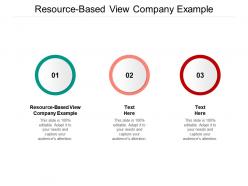 Resource based view company example ppt powerpoint presentation show summary cpb