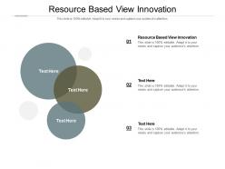 Resource based view innovation ppt powerpoint presentation professional gridlines cpb