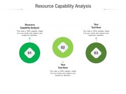 Resource capability analysis ppt powerpoint presentation portfolio example file cpb