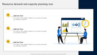 Resource Demand And Capacity Planning Icon