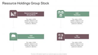 Resource Holdings Group Stock In Powerpoint And Google Slides Cpb