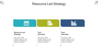 Resource led strategy ppt powerpoint presentation ideas graphic images cpb