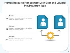 Resource Management Icon Financial Production Gear Arrow Information Technology