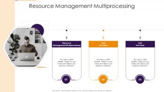 Resource Management Multiprocessing In Powerpoint And Google Slides Cpb