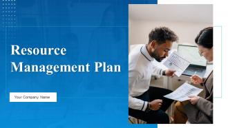 Resource Management Plan Powerpoint Ppt Template Bundles