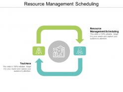 Resource management scheduling ppt powerpoint presentation portfolio layouts cpb