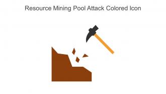 Resource Mining Pool Attack Colored Icon In Powerpoint Pptx Png And Editable Eps Format