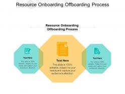 Resource onboarding offboarding process ppt powerpoint presentation template show cpb