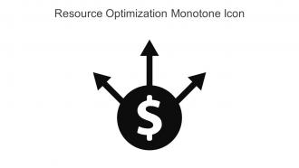 Resource Optimization Monotone Icon In Powerpoint Pptx Png And Editable Eps Format