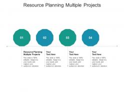 Resource planning multiple projects ppt powerpoint presentation model graphics cpb