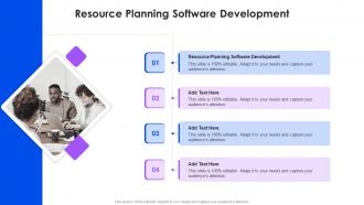Resource Planning Software Development In Powerpoint And Google Slides Cpb