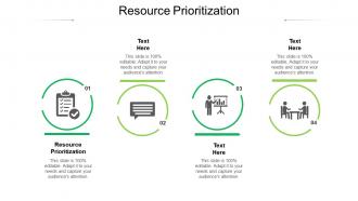 Resource prioritization ppt powerpoint presentation infographic template microsoft cpb