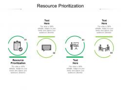 Resource prioritization ppt powerpoint presentation layouts icon cpb