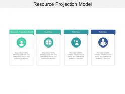 Resource projection model ppt powerpoint presentation ideas professional cpb