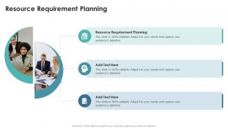 Resource Requirement Planning In Powerpoint And Google Slides Cpb