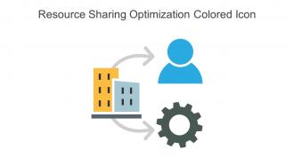 Resource Sharing Optimization Colored Icon In Powerpoint Pptx Png And Editable Eps Format