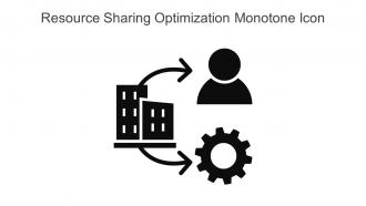 Resource Sharing Optimization Monotone Icon In Powerpoint Pptx Png And Editable Eps Format
