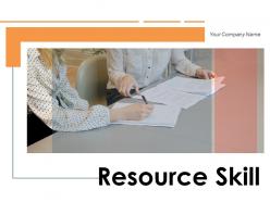 Resource Skill Framework Management Communication Teamwork Business