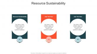 Resource Sustainability In Powerpoint And Google Slides Cpb