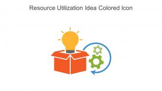 Resource Utilization Idea Colored Icon In Powerpoint Pptx Png And Editable Eps Format