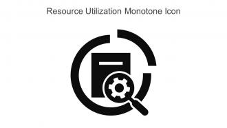 Resource Utilization Monotone Icon In Powerpoint Pptx Png And Editable Eps Format