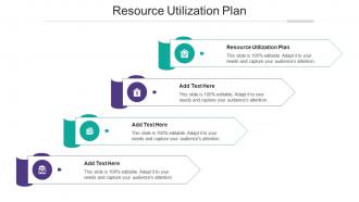 Resource Utilization Plan Ppt Powerpoint Presentation Professional Graphics Cpb