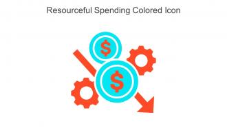 Resourceful Spending Colored Icon In Powerpoint Pptx Png And Editable Eps Format