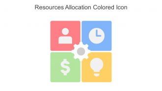 Resources Allocation Colored Icon In Powerpoint Pptx Png And Editable Eps Format