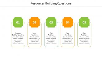 Resources building questions ppt powerpoint presentation summary mockup cpb