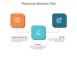 Resources business plan ppt powerpoint presentation pictures graphics cpb