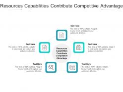 Resources capabilities contribute competitive advantage ppt powerpoint designs cpb