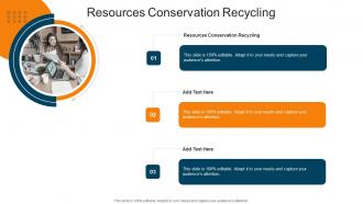 Resources Conservation Recycling In Powerpoint And Google Slides Cpb