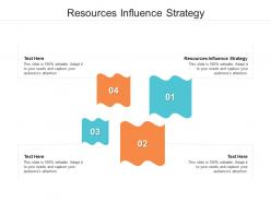 Resources influence strategy ppt powerpoint presentation styles background image cpb