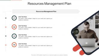 Resources Management Plan In Powerpoint And Google Slides Cpb