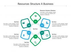 Resources structure a business ppt powerpoint presentation themes cpb