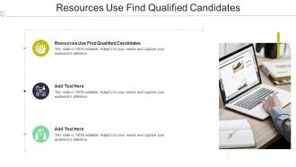 Resources Use Find Qualified Candidates In Powerpoint And Google Slides Cpb