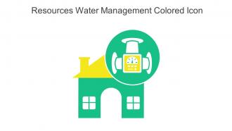 Resources Water Management Colored Icon In Powerpoint Pptx Png And Editable Eps Format