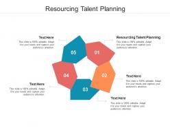 Resourcing talent planning ppt powerpoint presentation show outfit cpb