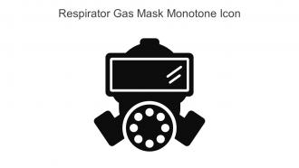 Respirator Gas Mask Monotone Icon In Powerpoint Pptx Png And Editable Eps Format
