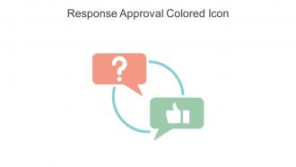 Response Approval Colored Icon In Powerpoint Pptx Png And Editable Eps Format