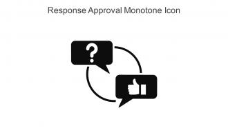Response Approval Monotone Icon In Powerpoint Pptx Png And Editable Eps Format