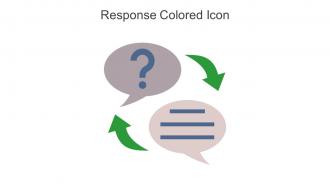 Response Colored Icon In Powerpoint Pptx Png And Editable Eps Format