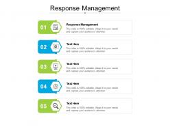 Response management ppt powerpoint presentation file ideas cpb