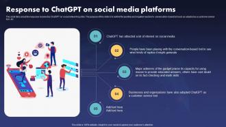 Response To Chatgpt On Social Media Platforms Ppt Slides Professional