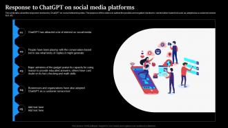 Response To ChatGPT On Social Media Platforms Regenerative Ai