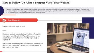 Response Worthy Business Sales Follow Up Email Templates Training Ppt Compatible Template