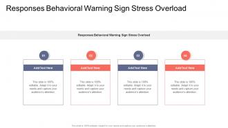 Responses Behavioral Warning Sign Stress Overload In Powerpoint And Google Slides Cpb